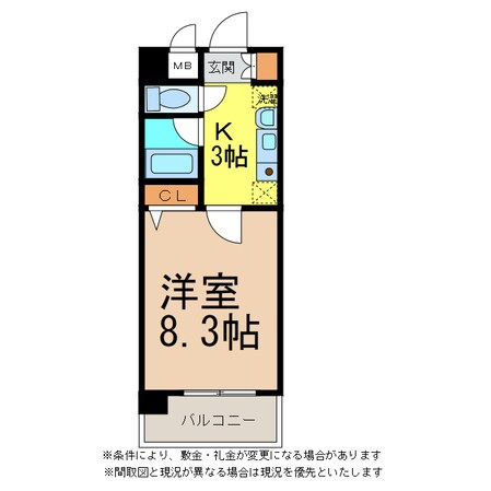 エスポワール古川の物件間取画像